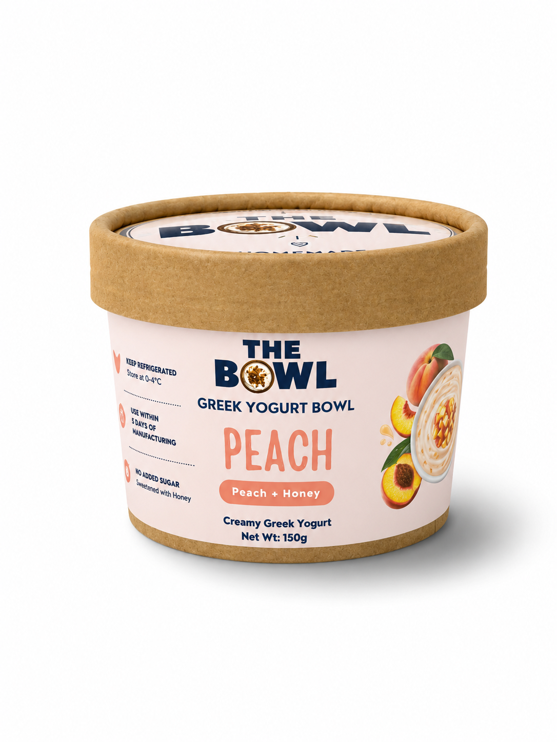 Peach Greek Yogurt Bowl
