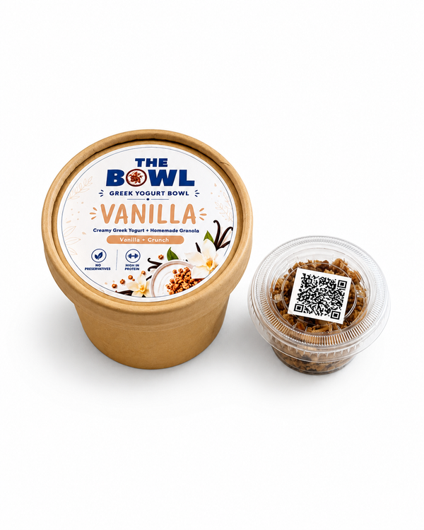 Vanilla Greek yogurt bowl with homemade granola – The Bowl, Karachi